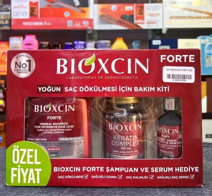 ✨ سيروم،شامبو،أقراص فيتامين -Pack bioxcin ✨
